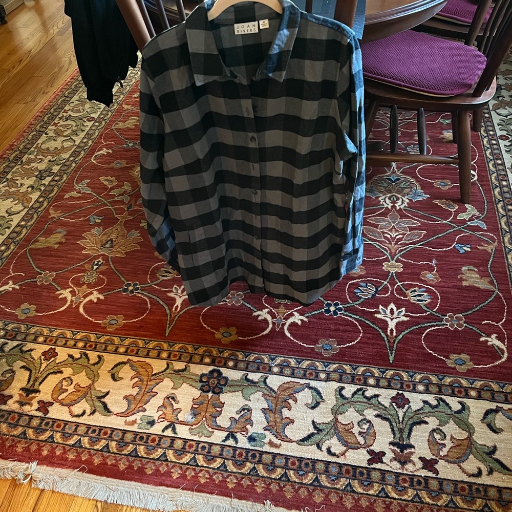 Classic Black and Gray Checkered Shirt